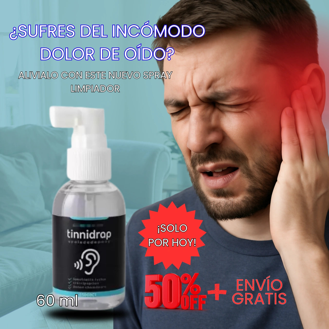 TINNIDROP® | Limpiador De Oídos EN Spray