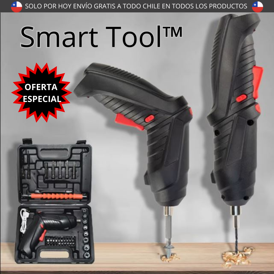 Smart Tool™ | Destornillador Eléctrico Inalámbrico